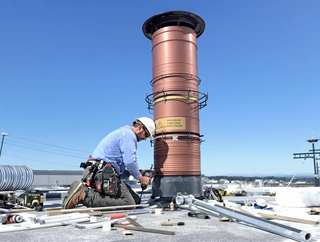 Installed chimney liner by Pembroke Pines Chimney Sweep in Pembroke Pines, FL