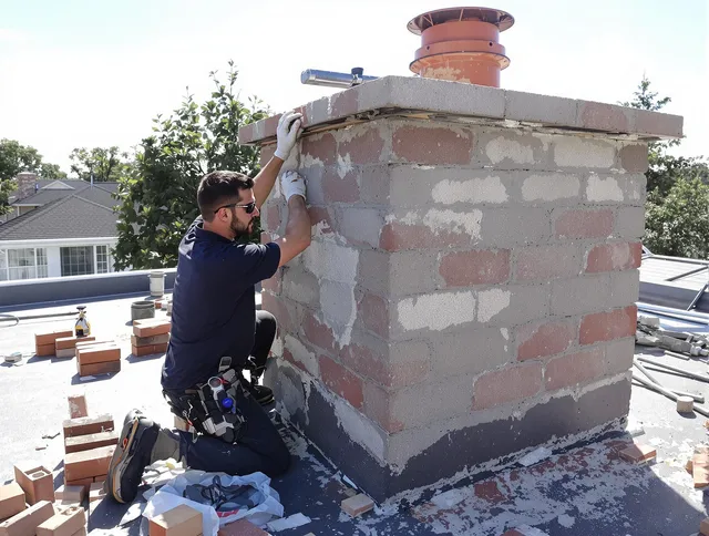 Advanced chimney repair process by Pembroke Pines Chimney Sweep in Pembroke Pines, FL