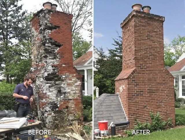 Pembroke Pines Chimney Sweep performing a full chimney restoration in Pembroke Pines, FL