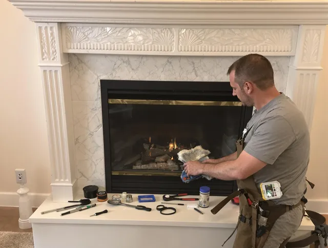 Pembroke Pines Chimney Sweep performing fireplace maintenance in Pembroke Pines, FL